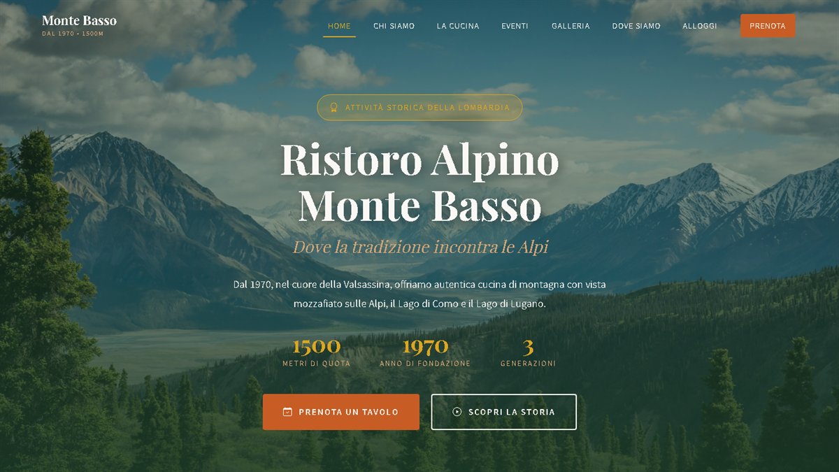 Ristoro Alpino Monte Basso web sitesi